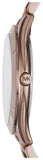  Shop Authentic Michael Kors Runway Quartz Brown Dial Brown Steel Strap Watch For Women - MK3418 - Luxxuri