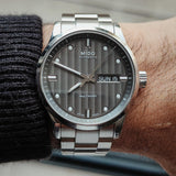  Shop Authentic Mido Multifort Automatic Gray Dial Silver Steel Strap Watch For Men - M005.430.11.061.80 - Luxxuri