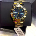  Shop Authentic Marc Jacobs Amy Blue Dial Gold Steel Strap Watch for Women - MBM3166 - Luxxuri