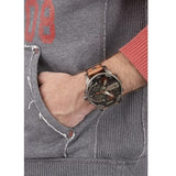  Shop Authentic Diesel Mr Daddy 2.0 Black Dial Brown Leather Strap Watch For Men - DZ7332 - Luxxuri