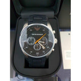  Shop Authentic Emporio Armani Sportivo Chronograph Black Dial Black Strap Watch For Men - AR5858 - Luxxuri