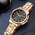 Shop Authentic Maserati Successo Black Dial Gold Stainless Steel Watch For Men - R8873645002 - Luxxuri