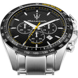  Shop Authentic Maserati Traguardo Black Dial Silver Chronograph with Tachymeter Watch For Men - R8873612042 - Luxxuri