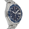  Shop Authentic Tag Heuer Aquaracer Calibre 16 43mm Blue Dial Silver Steel Strap Watch for Men - CAY211B.BA0927 - Luxxuri