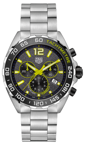  Shop Authentic Tag Heuer Formula 1 Chronograph Grey Dial Silver Steel Strap Watch for Men - CAZ101AG.BA0842 - Luxxuri