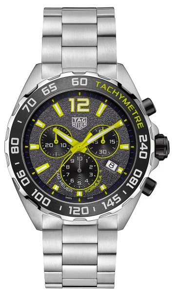  Shop Authentic Tag Heuer Formula 1 Chronograph Grey Dial Silver Steel Strap Watch for Men - CAZ101AG.BA0842 - Luxxuri