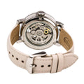  Shop Authentic Fossil Boyfriend Automatic Skeleton Silver Dial White Leather Strap Watch for Women - ME3069 - Luxxuri