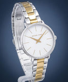  Shop Authentic Michael Kors Pyper Quartz Silver Dial Two Tone Steel Strap Watch For Women - MK1041 - Luxxuri