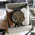  Shop Authentic Guess Oasis Black Dial Two Tone Steel Strap Watch for Men - W0366G3 - Luxxuri