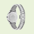  Shop Authentic Gucci G Timeless Quartz Pink Dial Silver Steel Strap Watch for Women - YA1265033 - Luxxuri