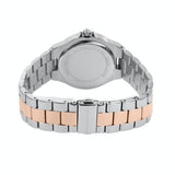  Shop Authentic Michael Kors Lennox Three Hand Quartz Silver Dial Two Tone Steel Strap Watch For Women - MK6989 - Luxxuri