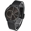  Shop Authentic Calvin Klein Minimal Black Dial Black Mesh Bracelet Watch for Women - K3M5245X - Luxxuri