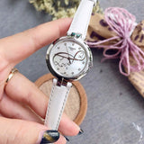  Shop Authentic Tissot T Trend Flamingo Valentines Mother of Pearl White Dial White Leather Strap Watch For Women - T094.210.16.111.01 - Luxxuri