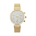  Shop Authentic Hugo Boss Flawless White Dial Gold Mesh Bracelet Watch for Women - 1502552 - Luxxuri