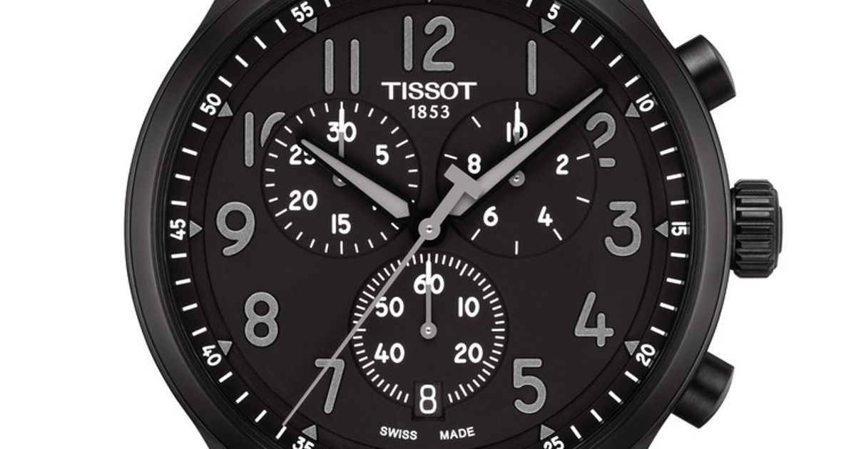  Shop Authentic Tissot Chrono XL Vintage Black Dial Black Leather Strap Watch For Men - T116.617.36.052.00 - Luxxuri