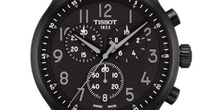  Shop Authentic Tissot Chrono XL Vintage Black Dial Black Leather Strap Watch For Men - T116.617.36.052.00 - Luxxuri