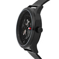  Shop Authentic Tommy Hilfiger Spencer Skeleton Black Dial Black Mesh Bracelet Watch for Men - 1791644 - Luxxuri
