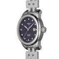 Tissot Le Locle Automatic Diamonds Mother of Pearl Black Dial Silver Steel Strap Watch For Women - T006.207.11.126.00