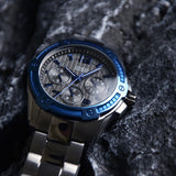  Shop Authentic Guess Flagship Multifunction Chronograph Grey Dial Grey Steel Strap Watch for Men - W0601G1 - Luxxuri