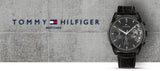  Shop Authentic Tommy Hilfiger Baker Chronograph Black Dial Black Leather Strap Watch For Men  - 1710452 - Luxxuri