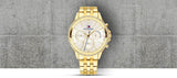  Shop Authentic Tommy Hilfiger Ari Multifunction Diamonds Silver Dial Gold Steel Strap Watch for Women - 1781977 - Luxxuri