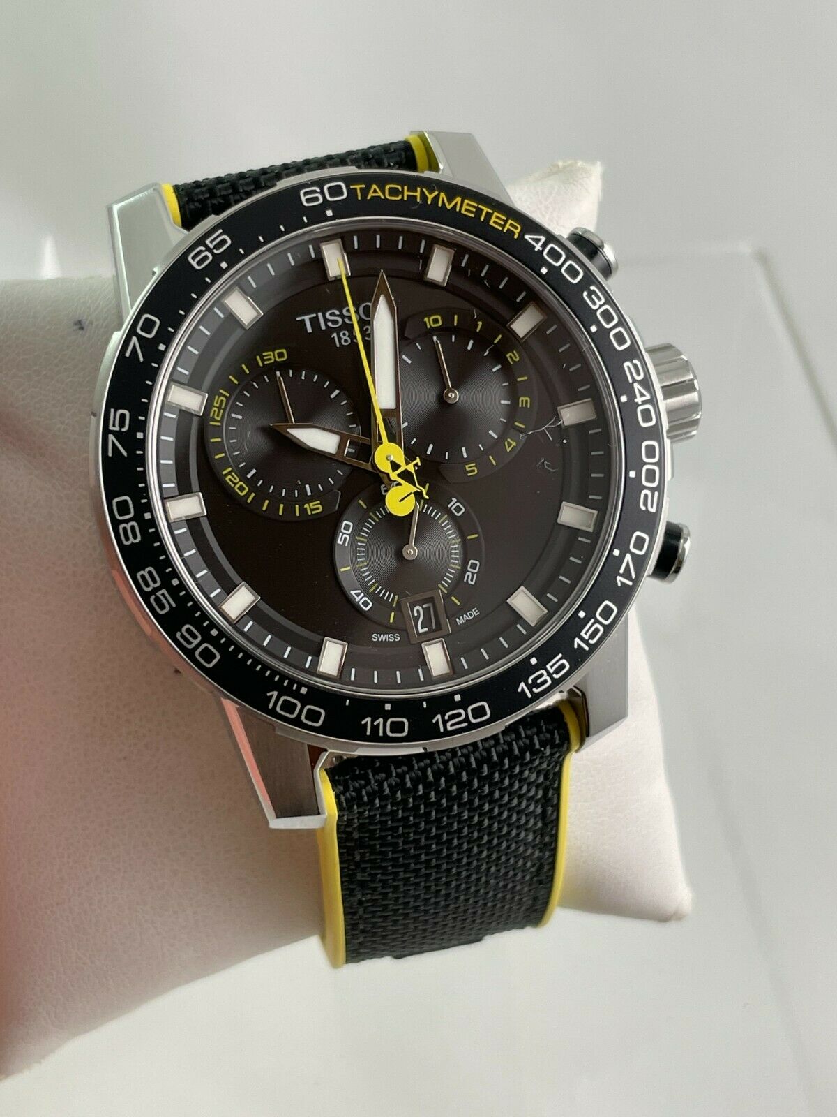  Shop Authentic Tissot T Sport Supersport Chrono Tour De France Black Dial Black Nylon Strap Watch for Men - T125.617.17.051.00 - Luxxuri