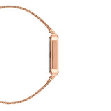 Shop Authentic Daniel Wellington Quadro Melrose Green Dial Rose Gold Mesh Strap Watch For Women - DW00100437 - Luxxuri