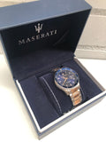  Shop Authentic Maserati SFIDA Quartz Blue Dial Stainless Steel 44mm Watch For Men - R8853140003 - Luxxuri