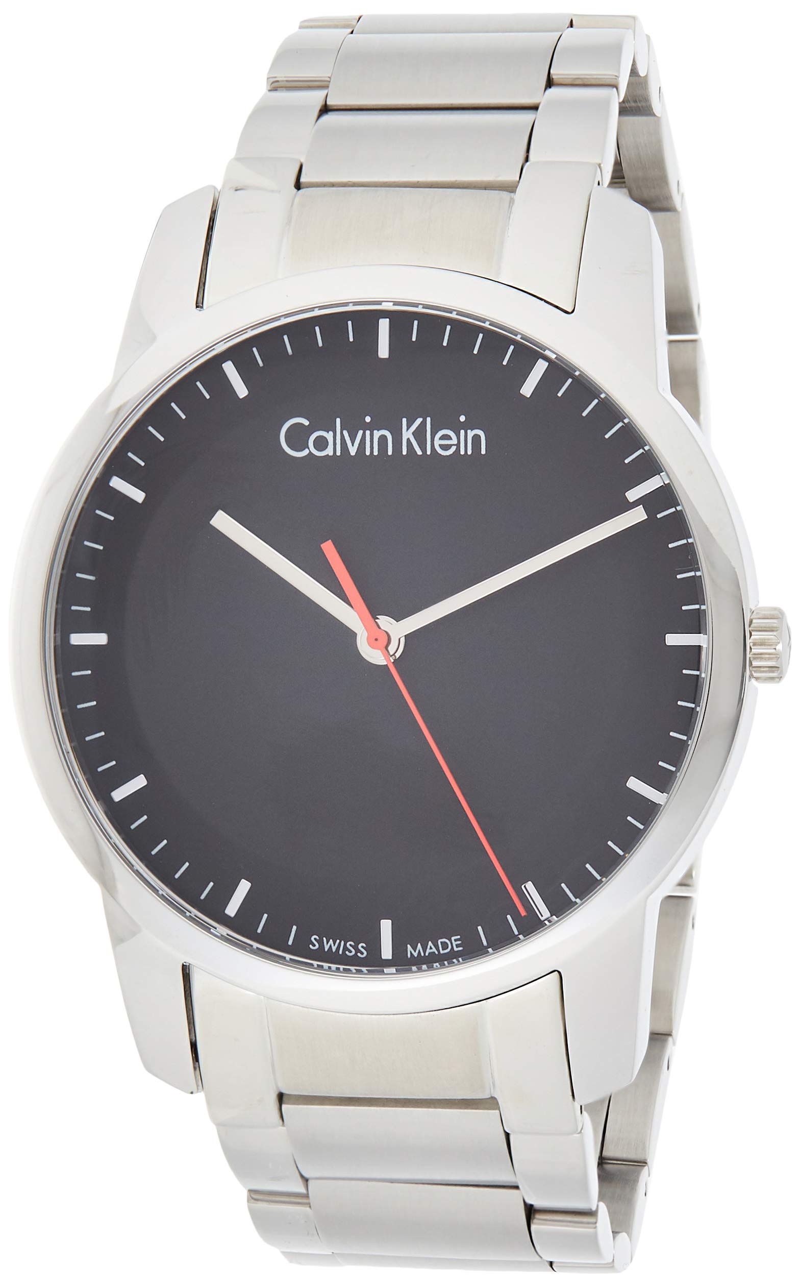  Shop Authentic Calvin Klein City Black Dial Silver Steel Strap Watch for Men - K2G2G141 - Luxxuri