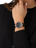 Shop Authentic Guess Solstice Diamonds Black Mother of Pearl Dial Black Rubber Strap Watch for Women - GW0113L2 - Luxxuri