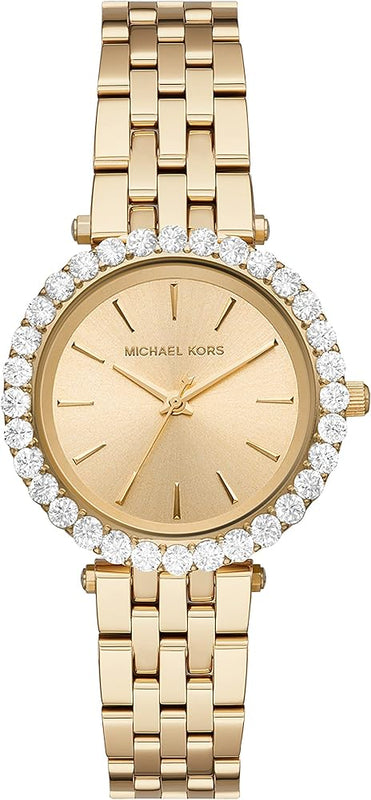  Shop Authentic Michael Kors Darci Analog Gold Dial Gold Steel Strap Watch For Women - MK4513 - Luxxuri