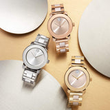  Shop Authentic Movado Bold Beige Dial Two Tone Steel Strap Watch For Women - 3600640 - Luxxuri