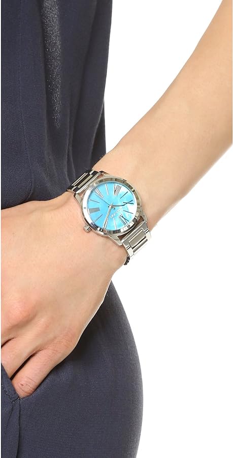  Shop Authentic Michael Kors Hartman Quartz Blue Dial Silver Steel Strap Watch For Women - MK3519 - Luxxuri