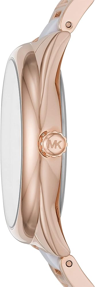  Shop Authentic Michael Kors Janelle Three Hand Rose Gold Dial Two Tone Steel Strap Watch For Women - MK7134 - Luxxuri