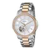  Shop Authentic Fossil Architect Automatic Silver Dial Two Tone Steel Strap Watch for Women - ME3058 - Luxxuri