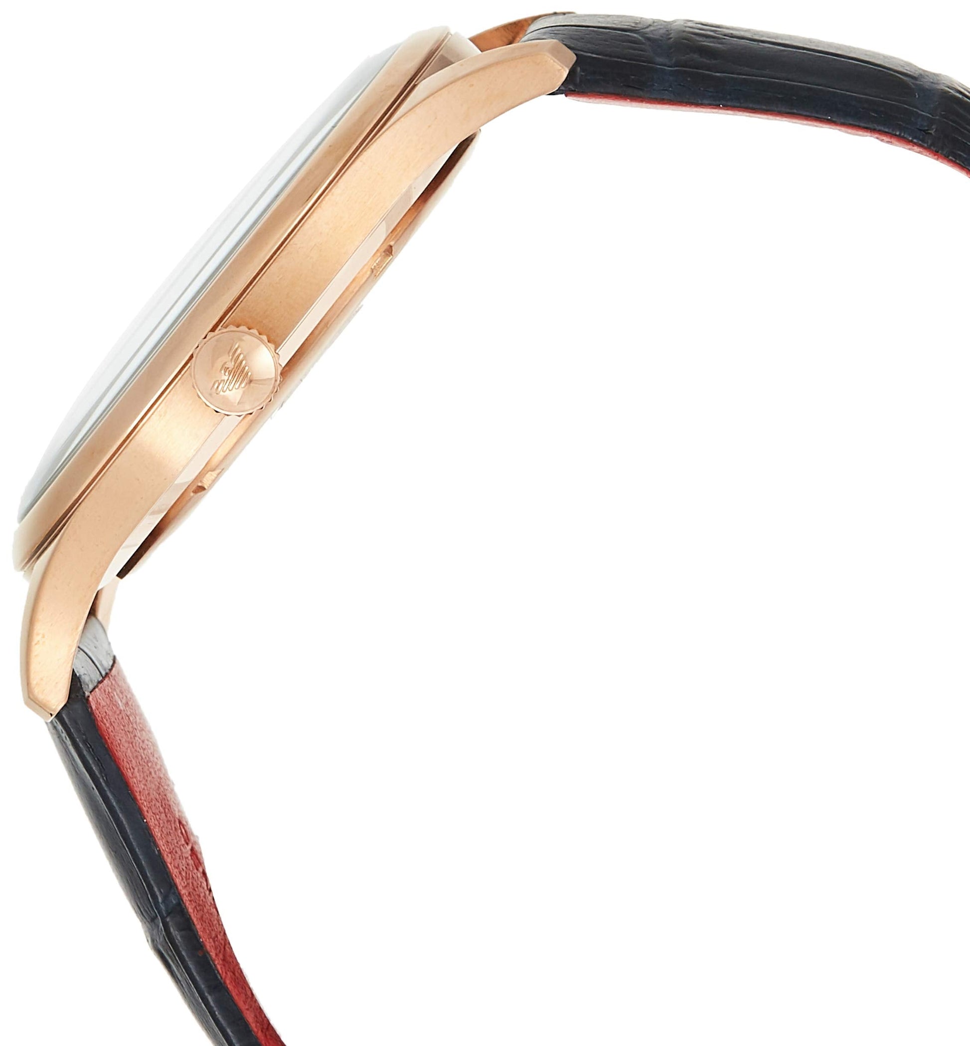  Shop Authentic Emporio Armani Classic Silver Dial Blue Leather Strap Watch For Men - AR11131 - Luxxuri