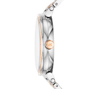  Shop Authentic Michael Kors Sophie Chronograph Silver Dial Two Tone Steel Strap Watch For Women - MK3880 - Luxxuri