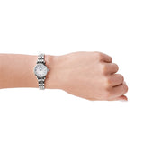  Shop Authentic Emporio Armani Gianni White Dial Silver Steel Strap Watch For Women - AR1763 - Luxxuri