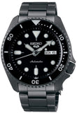  Shop Authentic Seiko 5 Sports Automatic Black Dial Black Steel Strap Watch For Men - SRPD65K1 - Luxxuri
