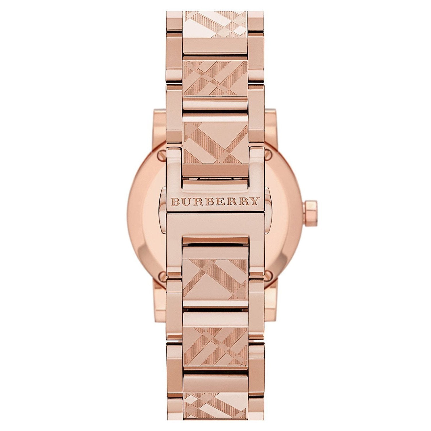  Shop Authentic Burberry The City Rose Gold Dial Rose Gold Steel Strap Watch for Women - BU9235 - Luxxuri