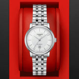  Shop Authentic Tissot T Classic Carson Premium Silver Dial Silver Steel Strap Watch for Women - T122.207.11.031.00 - Luxxuri