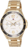  Shop Authentic Tommy Hilfiger Sport White Dial Gold Steel Strap Watch for Men - 1791365 - Luxxuri