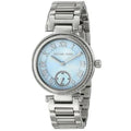  Shop Authentic Michael Kors Skylar Quartz Blue Dial Silver Steel Strap Watch For Women - MK5988 - Luxxuri