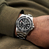  Shop Authentic Breitling Superocean Automatic 44mm Black Dial Silver Steel Strap Watch for Men - A17367D71B1A1 - Luxxuri