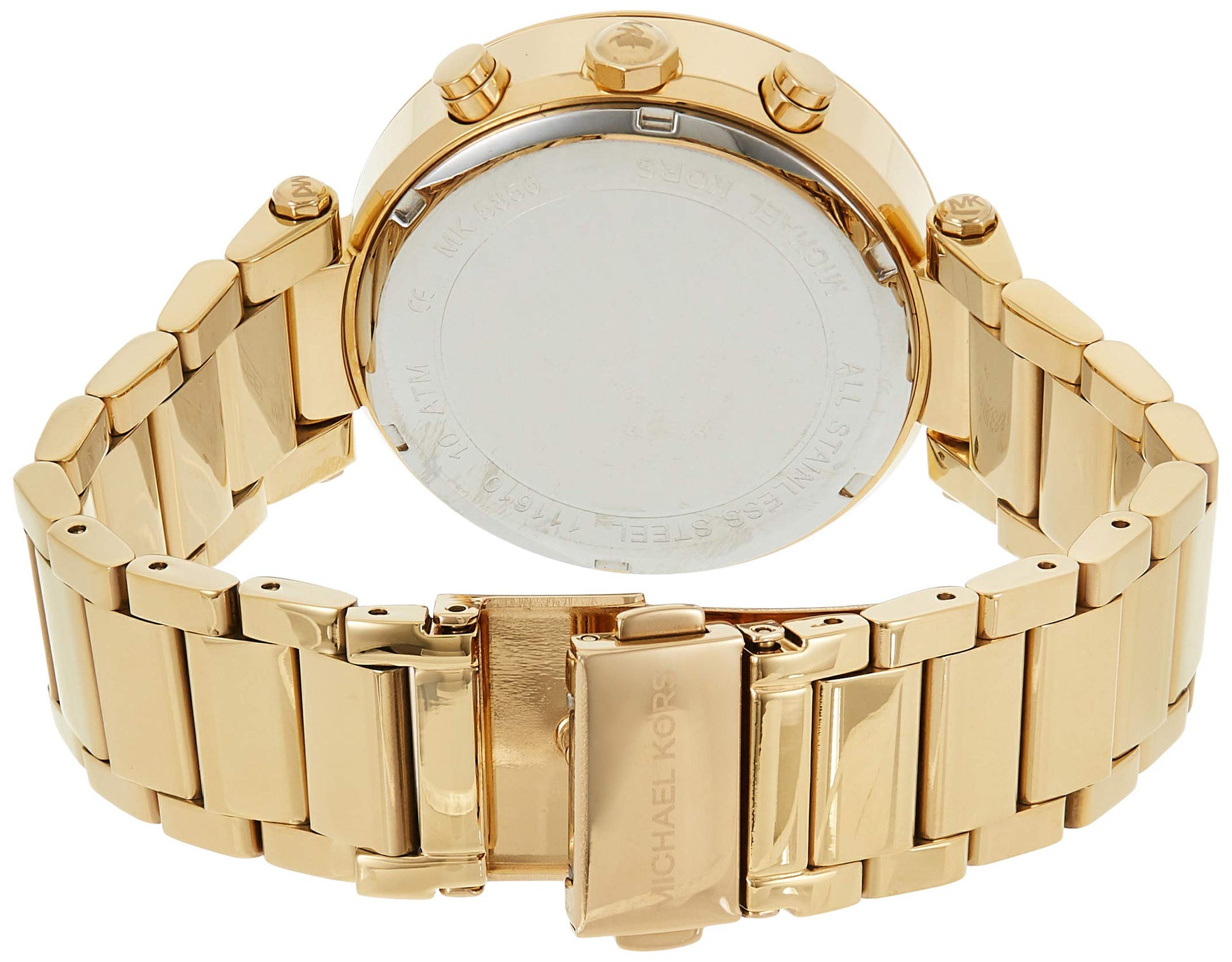  Shop Authentic Michael Kors Parker Gold Dial Gold Steel Strap Watch for Women - MK5856 - Luxxuri