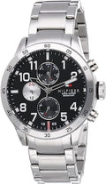  Shop Authentic Tommy Hilfiger Cool Sport Multifunction Black Dial Silver Steel Strap Watch for Men - 1791141 - Luxxuri