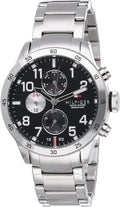  Shop Authentic Tommy Hilfiger Cool Sport Multifunction Black Dial Silver Steel Strap Watch for Men - 1791141 - Luxxuri