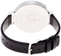  Shop Authentic Calvin Klein Equal Black Dial Black Leather Strap Watch for Women - K3E231C1 - Luxxuri