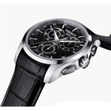  Shop Authentic Tissot T Classic Couturier Chronograph Black Dial Black Leather Strap Watch For Men - T035.617.16.051.00 - Luxxuri