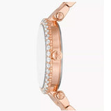  Shop Authentic Michael Kors Parker Three-Hand Mother of Pearl White Dial Rose Gold Steel Strap Watch For Women - MK4695 - Luxxuri